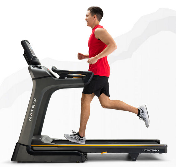 TF30 CON CONSOLE XR FOLDING TREADMILL - TAPIS ROULANT LINEA MATRIX - SALVASPAZIO - PIEGHEVOLE