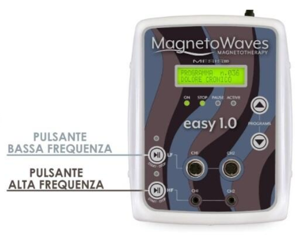 Mesis Magnetoterapia MagnetoWaves EASY 1.0 BASIC- 168 Programmi - 8 canali - cod.MW1.0-BASIC - terapia estetica - sport