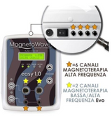 Mesis Magnetoterapia MagnetoWaves EASY 1.0 BASIC- 168 Programmi - 8 canali - cod.MW1.0-BASIC - terapia estetica - sport