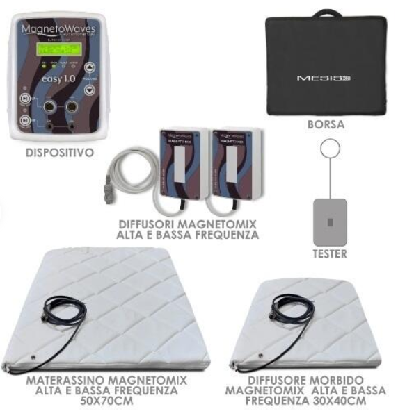 Mesis Magnetoterapia MagnetoWaves EASY 1.0 THERAPY PLUS - 168 Programmi - 8 canali - cod.MW1.0-THERAPY PLUS terapia estetica - sport