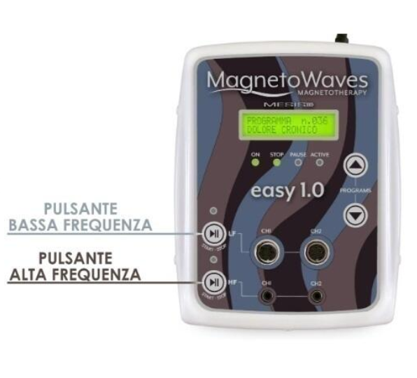 Mesis Magnetoterapia MagnetoWaves EASY 1.0 THERAPY PLUS - 168 Programmi - 8 canali - cod.MW1.0-THERAPY PLUS terapia estetica - sport