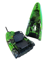 Kayak monoposto divisibile a pedali con pinne BIG MAMA START S500 componibile