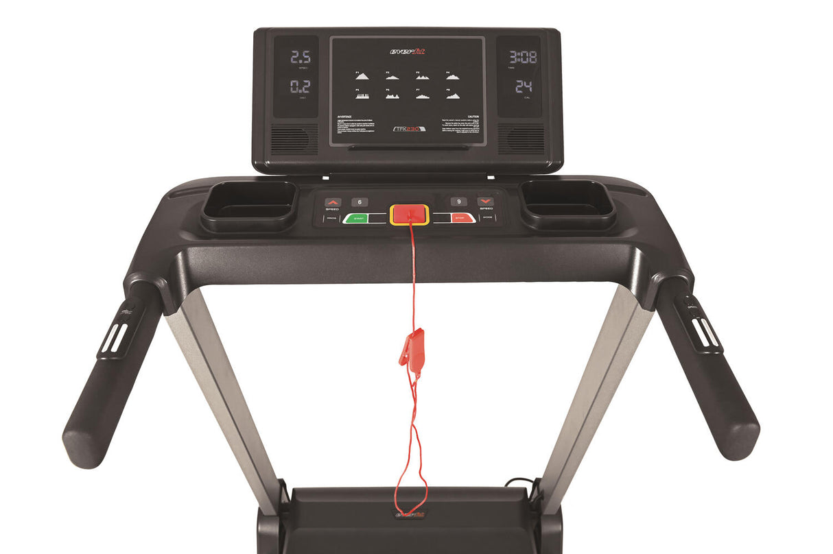 Treadmill TFK-230 New with manual inclination - speed 14 km/h - running surface 121 x 40 cm - max user weight 100 kg EVERFIT