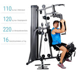 AUTARK 1500 STAZIONE MULTIFUNZIONE FINNLO BY HAMMER cod. 3943 PACCO PESI 80 KG con possibilità di aumentare di 20 kg - dimensioni 165 x 145 x 215 cm