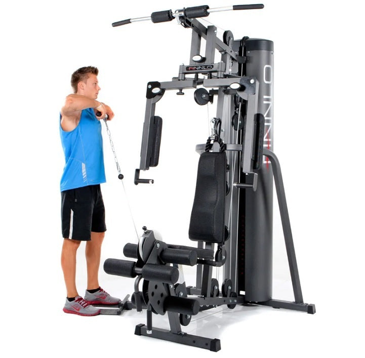 AUTARK 1500 STAZIONE MULTIFUNZIONE FINNLO BY HAMMER cod. 3943 PACCO PESI 80 KG con possibilità di aumentare di 20 kg - dimensioni 165 x 145 x 215 cm