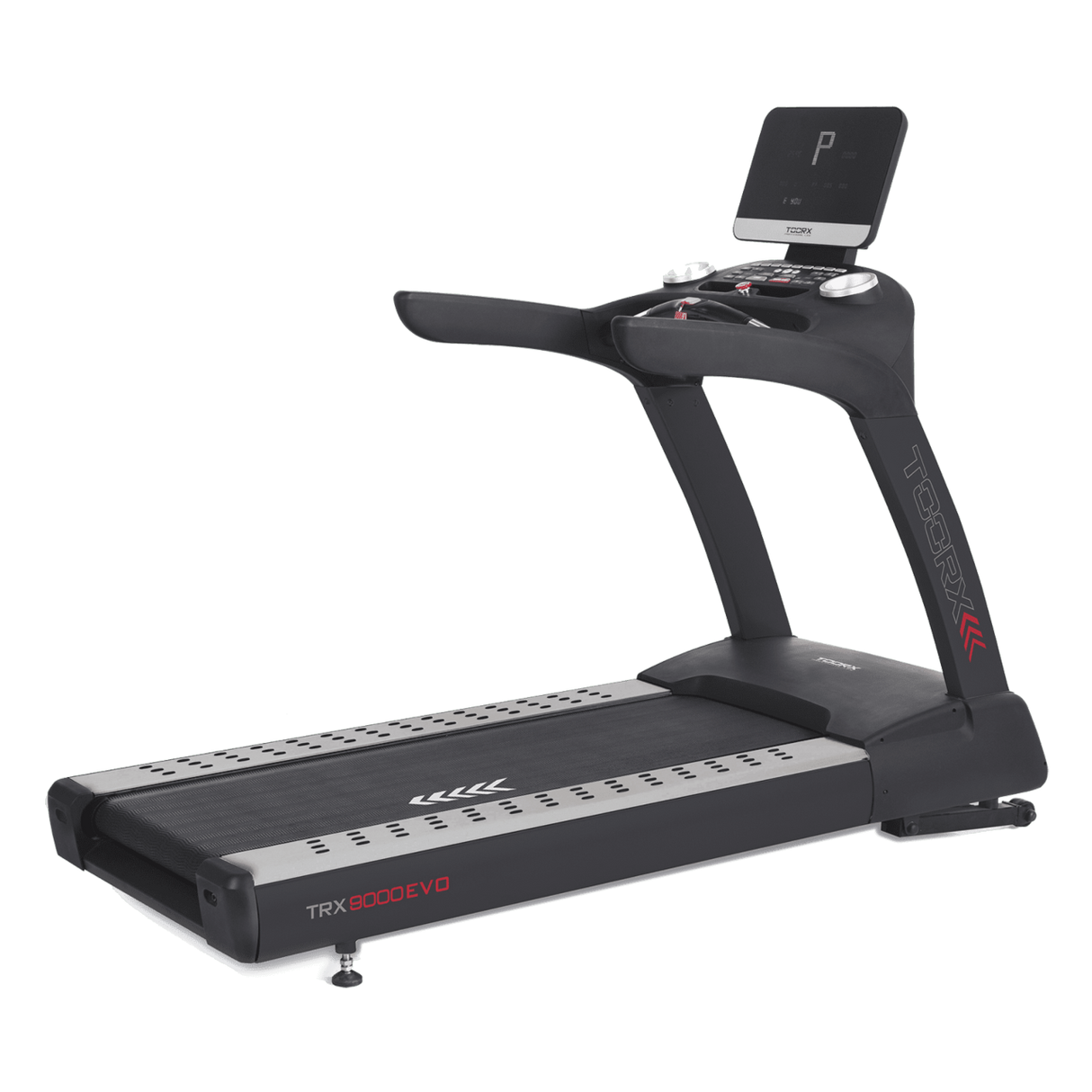 TRX-9000 EVO TAPIS ROULANT PROFESSIONALE APP READY 3.0 COMPATIBILE CON ZWIFT E KINOMAP - piano corsa 160 x 56 cm - velocità 25 km/h - peso max utente 180 kg CORRENTE ALTERNATA TOORX