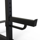 WLX-3400 Half Rack con 8 Barre in Acciaio per Elastici e Traliccio Multipresa Superiore Linea Toorx Professional