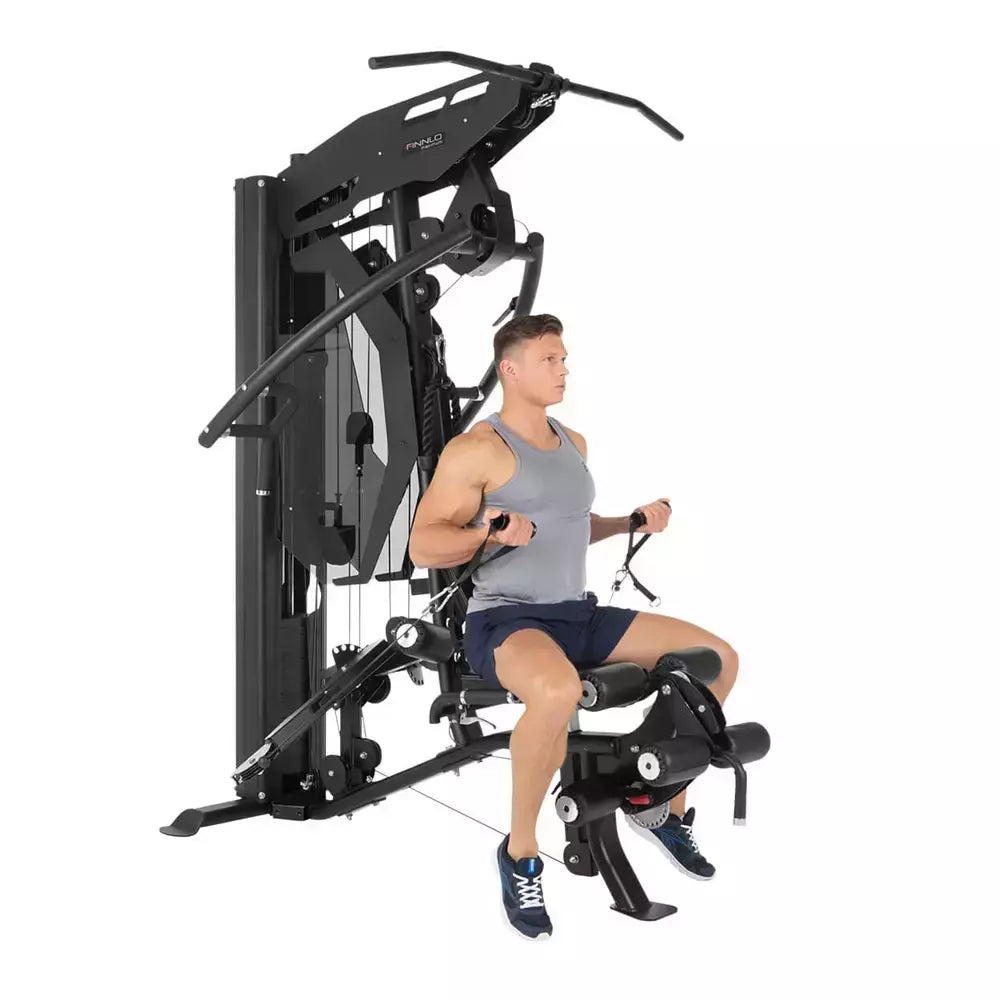 Stazione Multifunzione Palestra Multi-gym Autark 5.0 Fitness Pacco pesi: 80 kg aggiornabile con pesi aggiuntivi fino a 20 kg Linea FINNLO Maximum Inspire cod. 3654