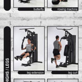 Stazione Multifunzione MSX-60 Pacco Pesi 70 kg Salvaspazio Linea Toorx
