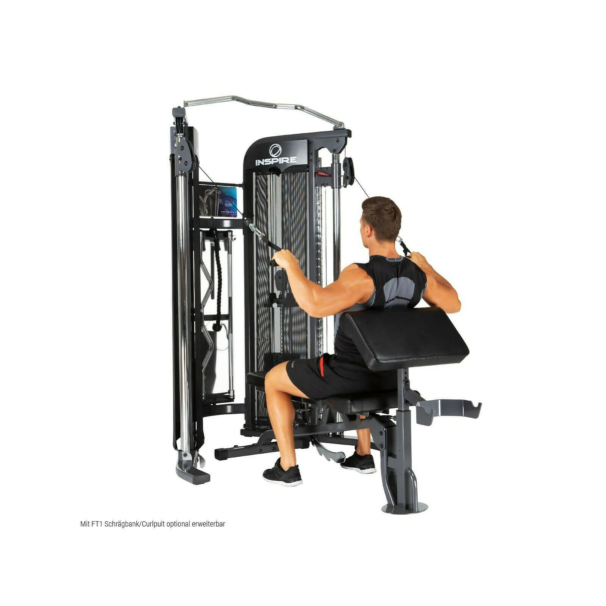 Stazione multifunzione FT1 cod. 3636 pacco pesi 2 x 75 kg - dimensioni 125 x 137 x 207 cm Linea Inspire