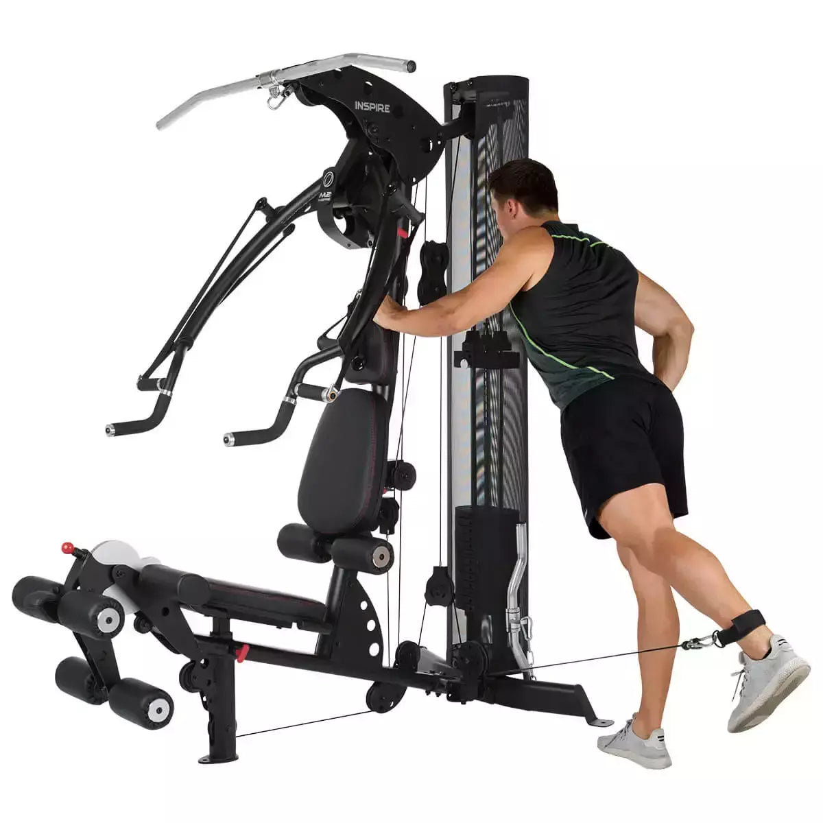 Stazione Multifunzione M2 Linea INSPIRE FITNESS cod. 3631 dim. 182 x 98 x 198 cm Aggiornabile con pesi aggiuntivi 20 kg
