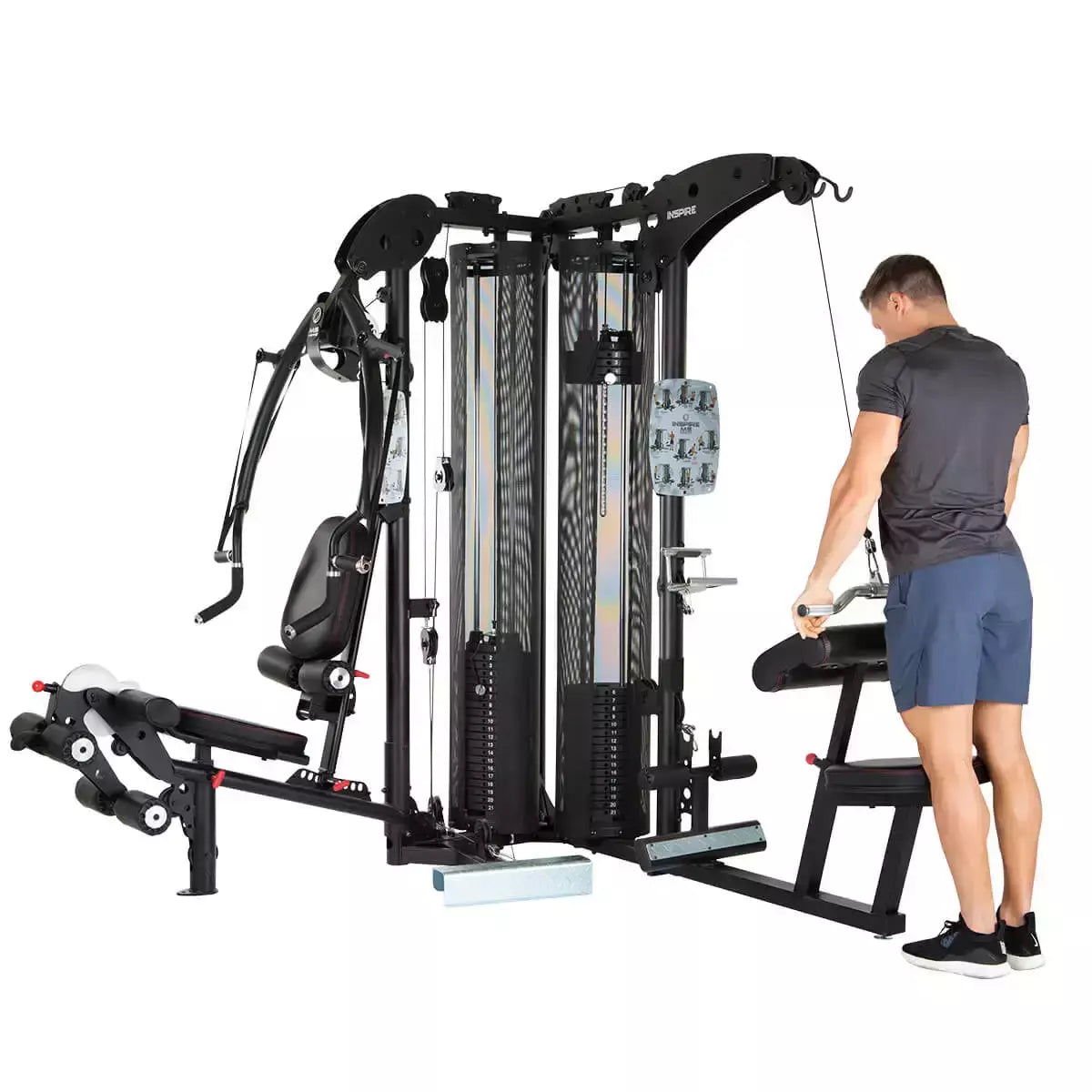 Stazione Multifunzione M5 cod. 3633 dim. 254 x 260 x 216 cm Pacco Pesi 2x 96 kg Linea Inspire