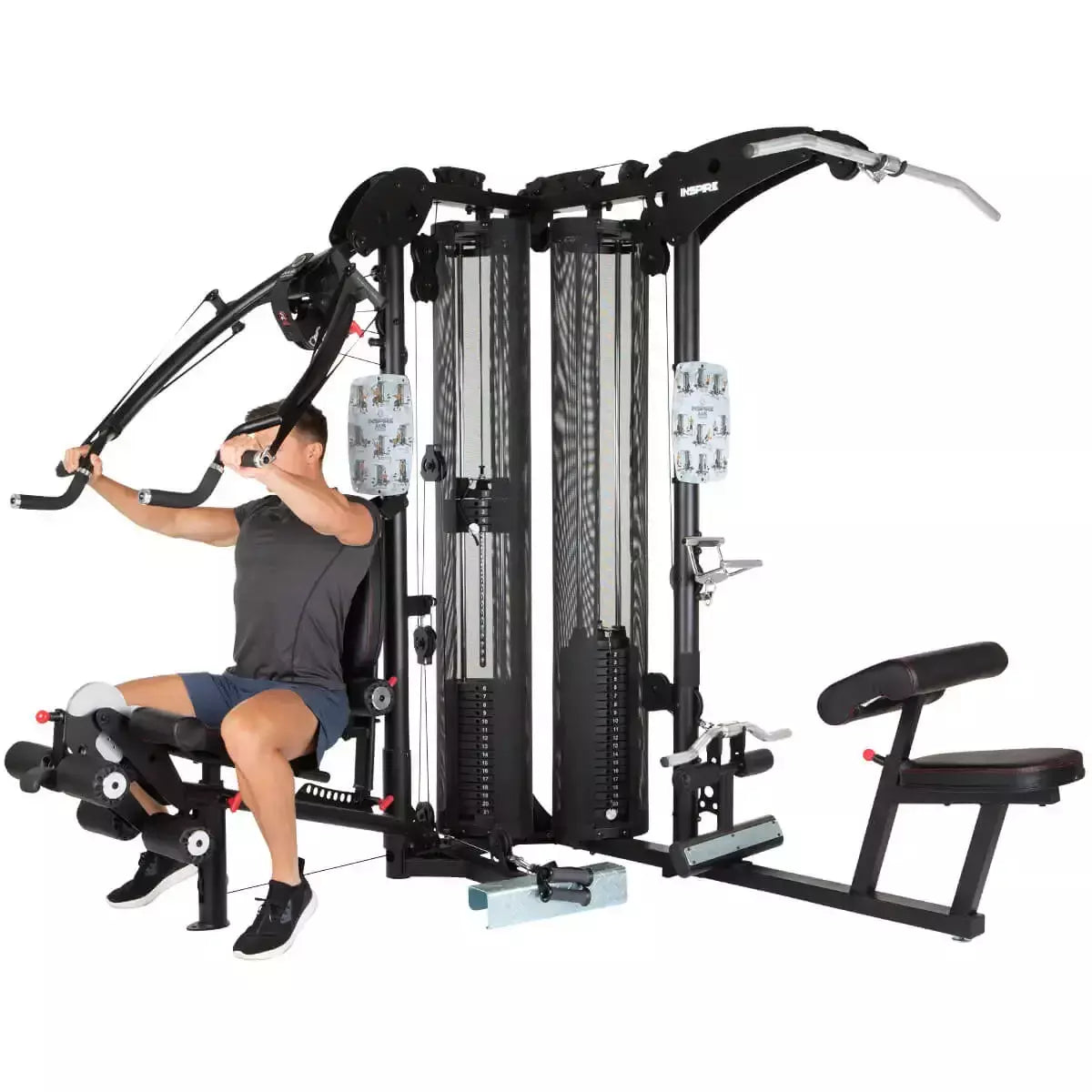 Stazione Multifunzione M5 cod. 3633 dim. 254 x 260 x 216 cm Pacco Pesi 2x 96 kg Linea Inspire