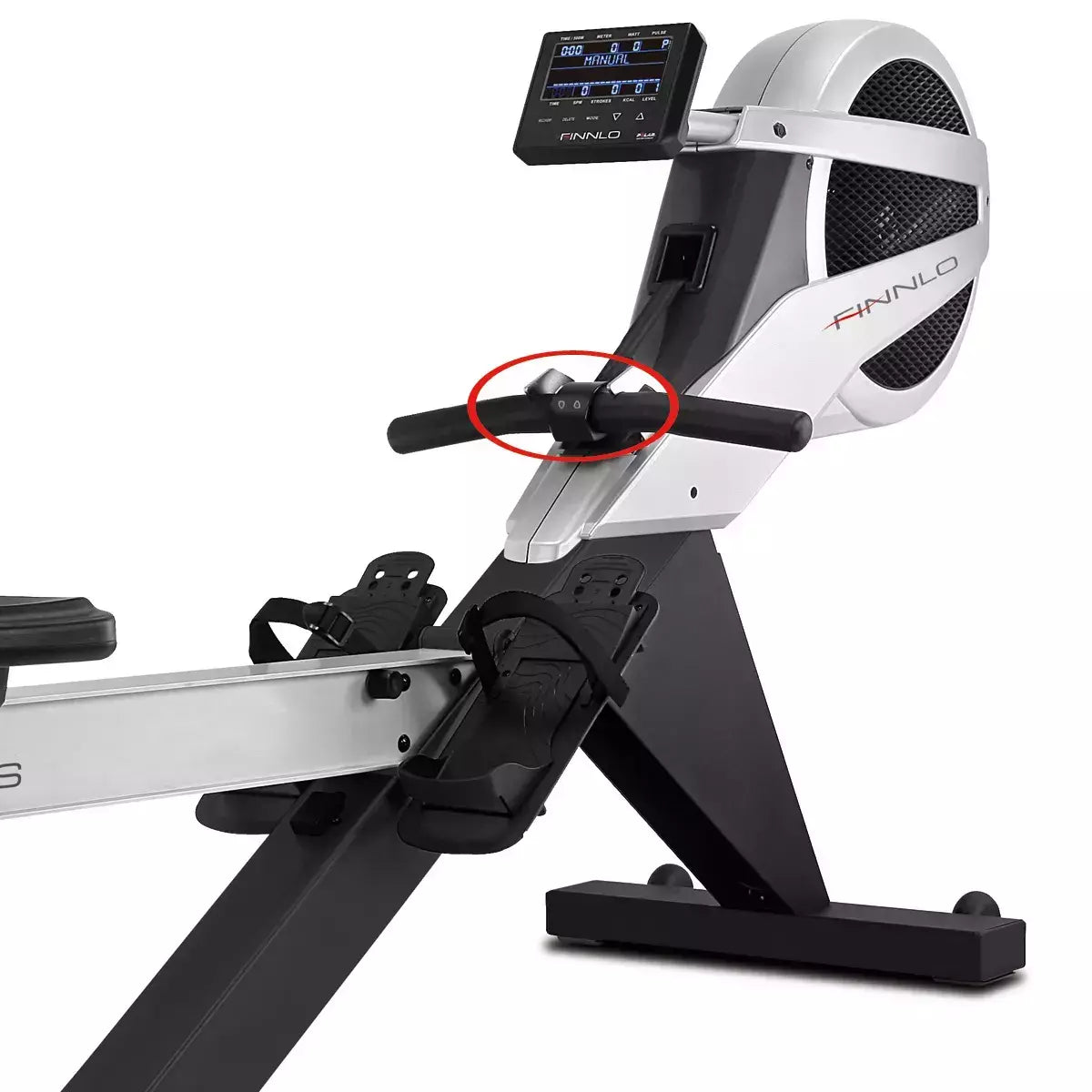 Vogatore Aquon Pro Plus Linea FINNLO Maximum Inspire Rowing Rematore Resistenza Magnetico Permanente 12 Livelli di Intensità Richiudibile Salvaspazio cod. 3704