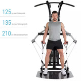Stazione Multifunzione Bio Force Extreme Sixpack Plus Linea Hammer cod. 3841 dim. 134 x 168 x 208 cm