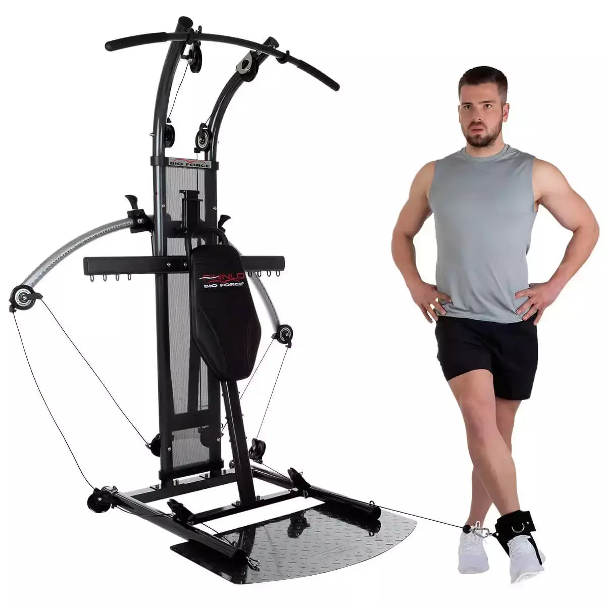 Stazione Multifunzione Bio Force Extreme Sixpack Plus Linea Hammer cod. 3841 dim. 134 x 168 x 208 cm