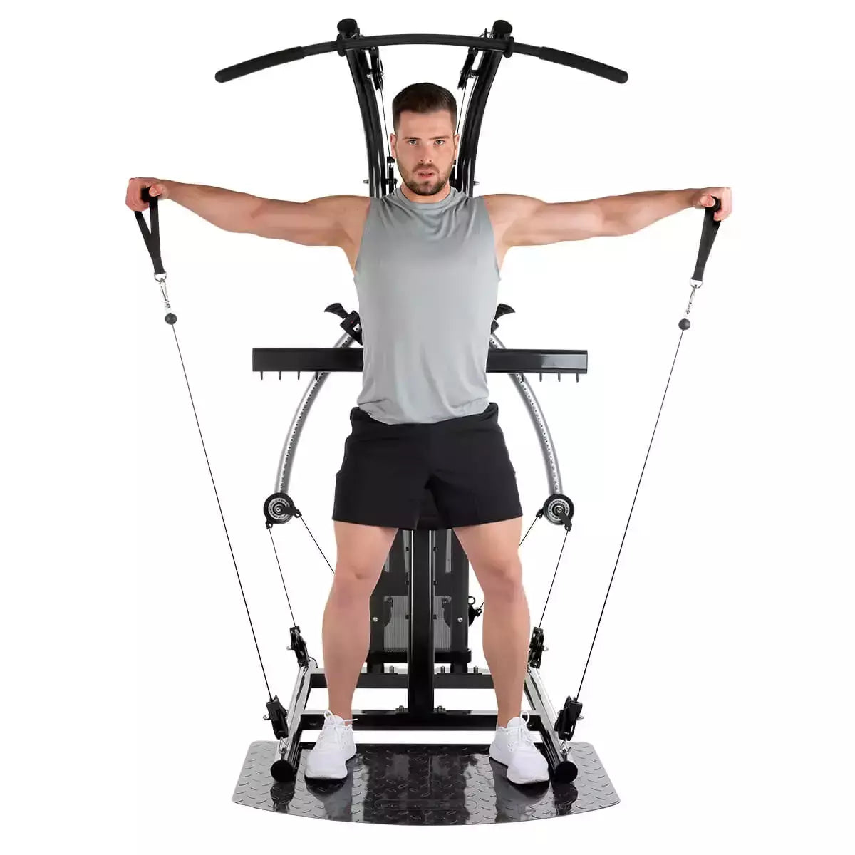 Stazione Multifunzione Bio Force Extreme Sixpack Plus Linea Hammer cod. 3841 dim. 134 x 168 x 208 cm