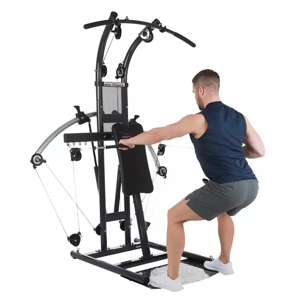 Stazione Multifunzione Bio Force Linea Hammer cod. 3842 dim. 125 x 165 x 208 cm