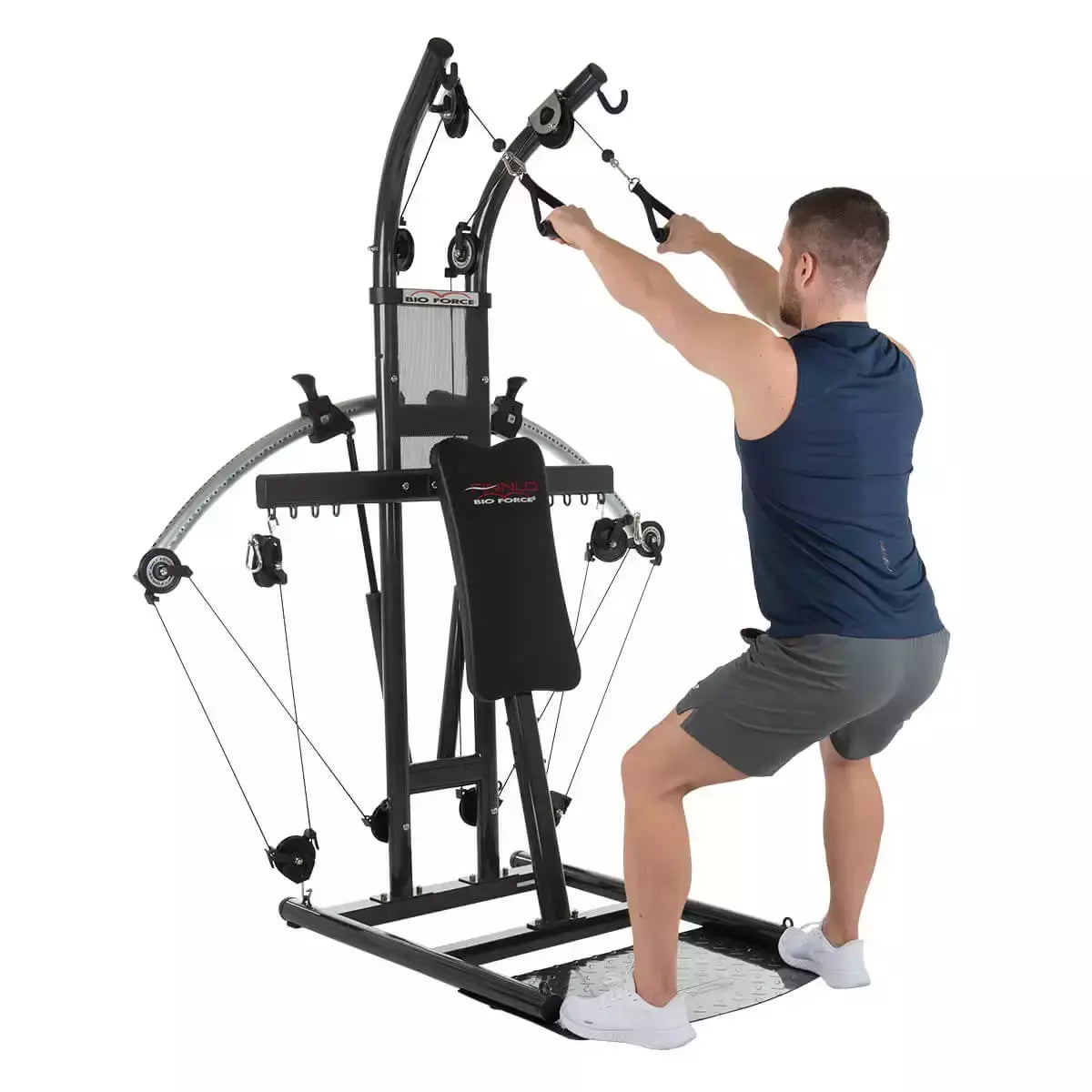 Stazione Multifunzione Bio Force Linea Hammer cod. 3842 dim. 125 x 165 x 208 cm