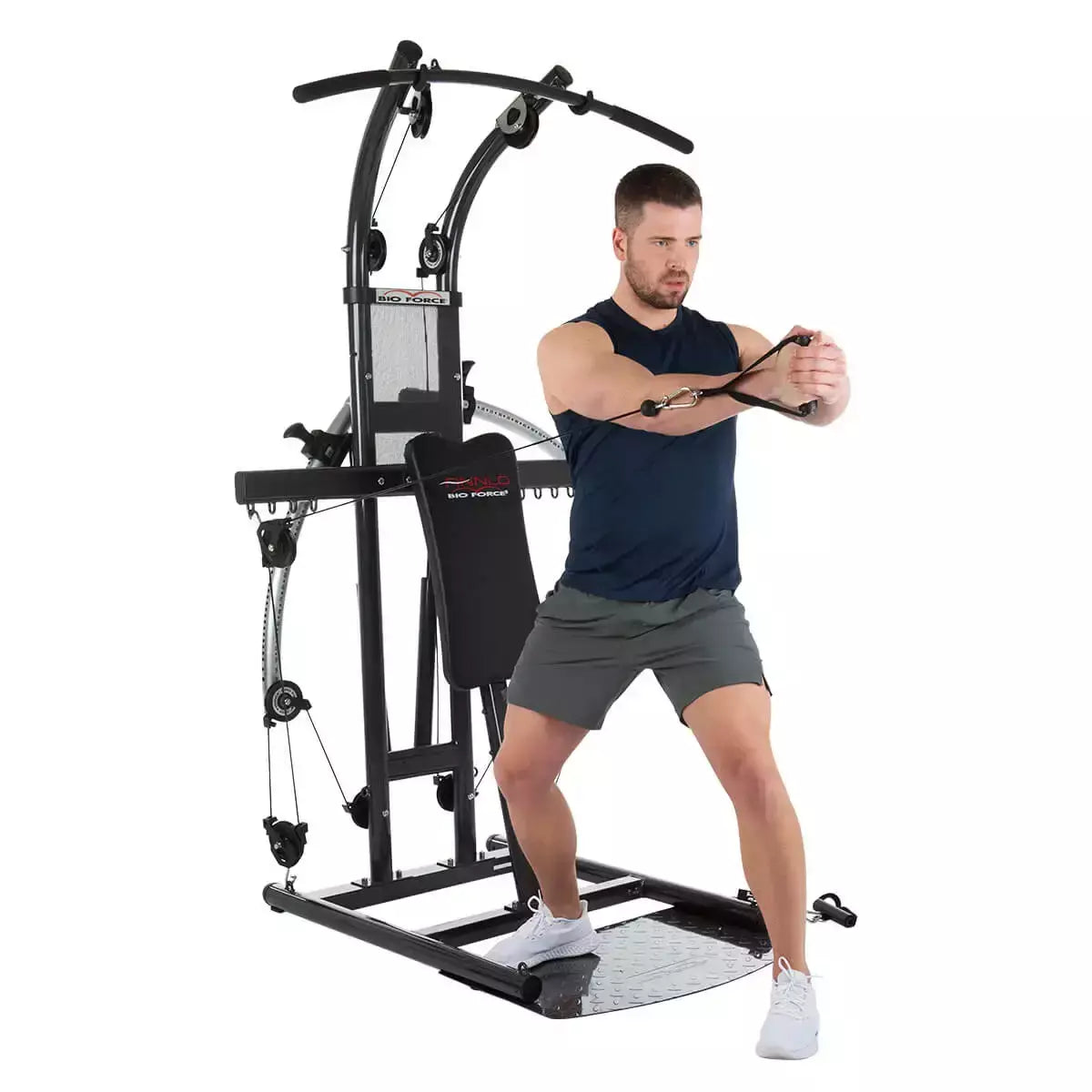 Stazione Multifunzione Bio Force Linea Hammer cod. 3842 dim. 125 x 165 x 208 cm