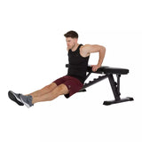 Panca Inclinata Incline Bench Palestra Peso Max Utente 250 Kg. FINNLO by Hammer Inclinazione Regolabile con Ruote Trasportabile cod. 3869