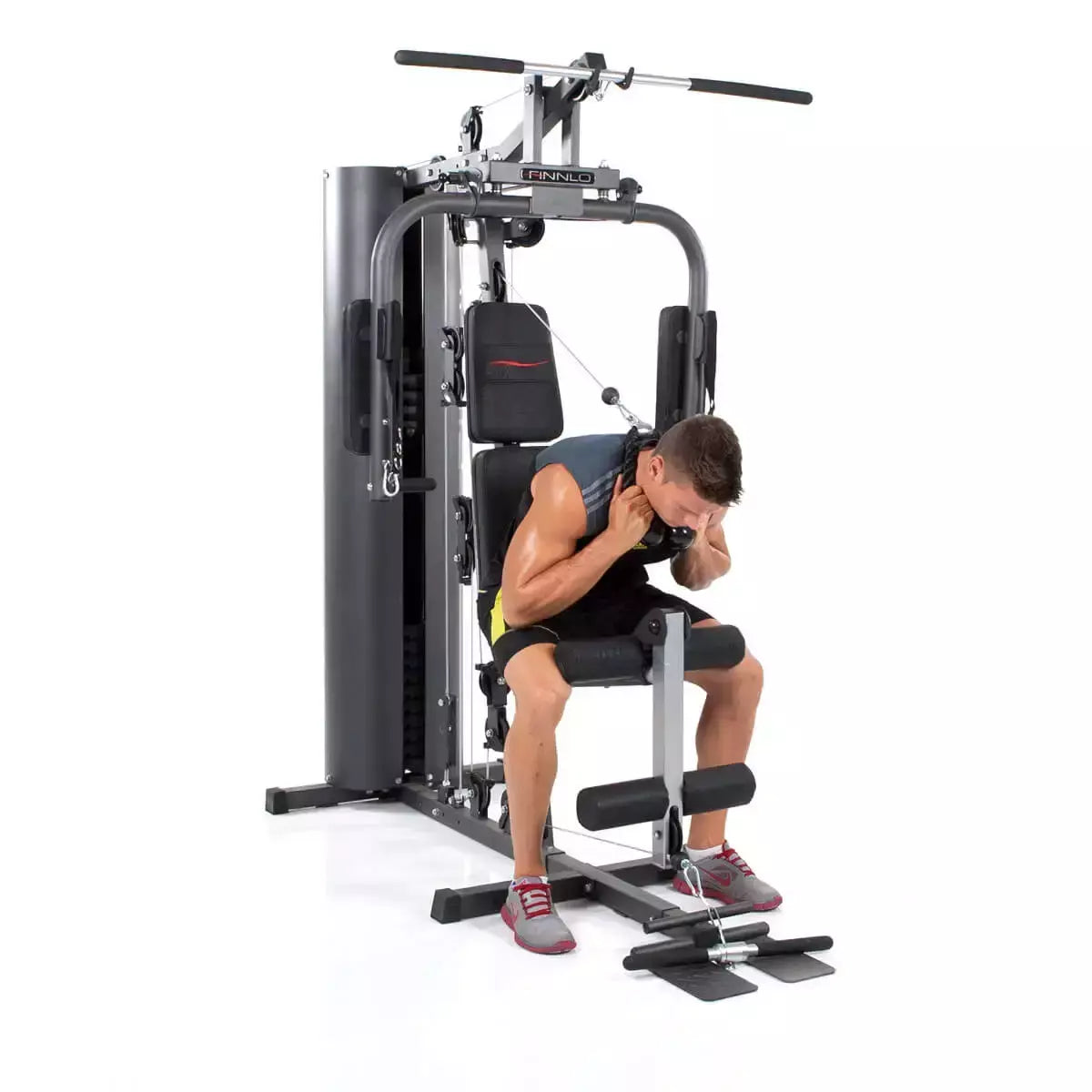 Stazione Multifunzione Autark 600 Palestra Multi-gym Pacco Pesi 80 kg Linea FINNLO by Hammer Multi Palestra cod. 3929