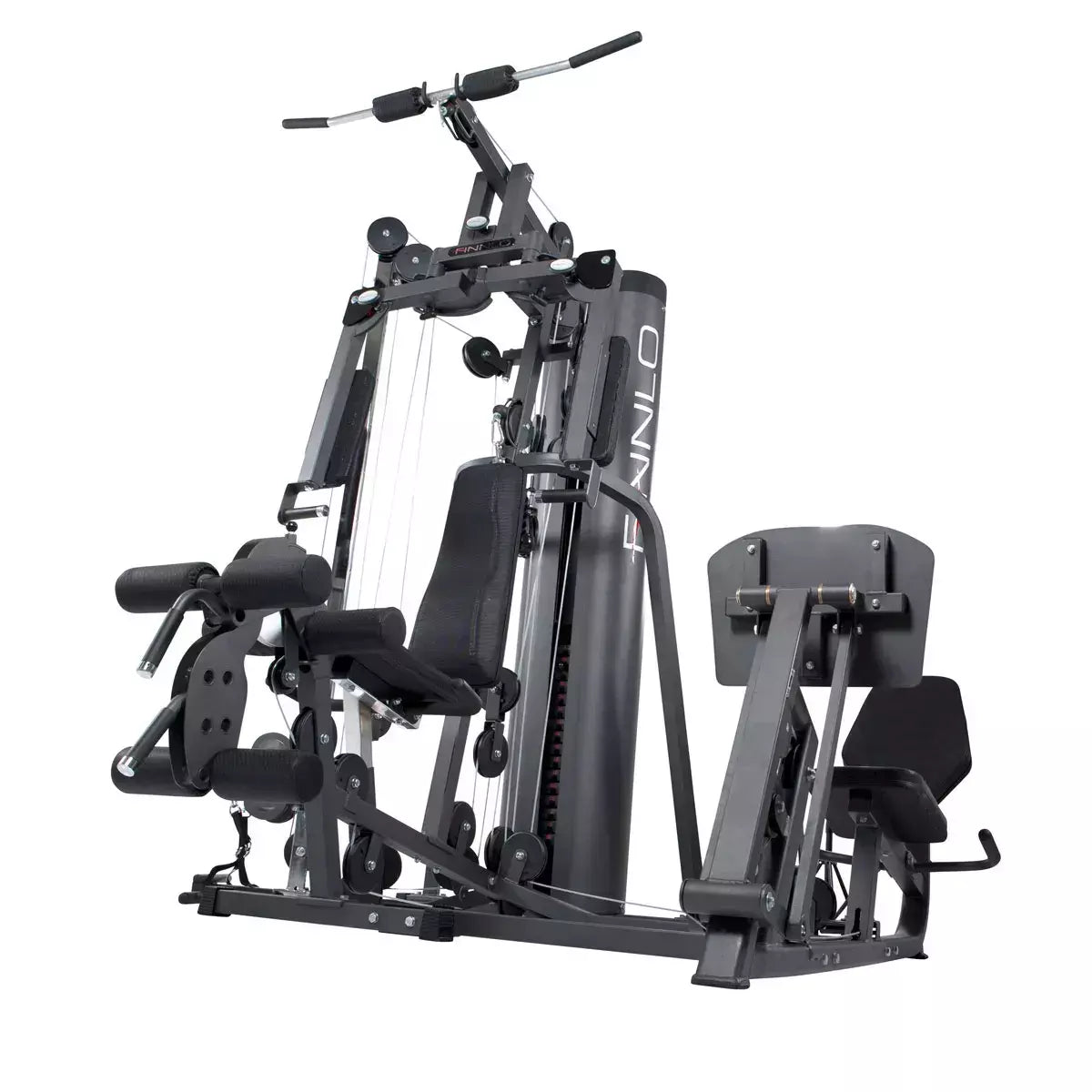 Autark 2500 Stazione Multifunzione Finnlo By Hammer Cod.3945 Pacco Pesi 80 Kg Con Possibilità Di Aumentare Di 20 Kg - Dimensioni 165 X 220 X 215 Cm Con Leg Press