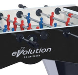 Calciobalilla Foldy EVOLUTION con Aste Rientranti e Gambe Pieghevoli- biliardino Garlando con 50 Palline in Omaggio cd.FOLDYNERCVL