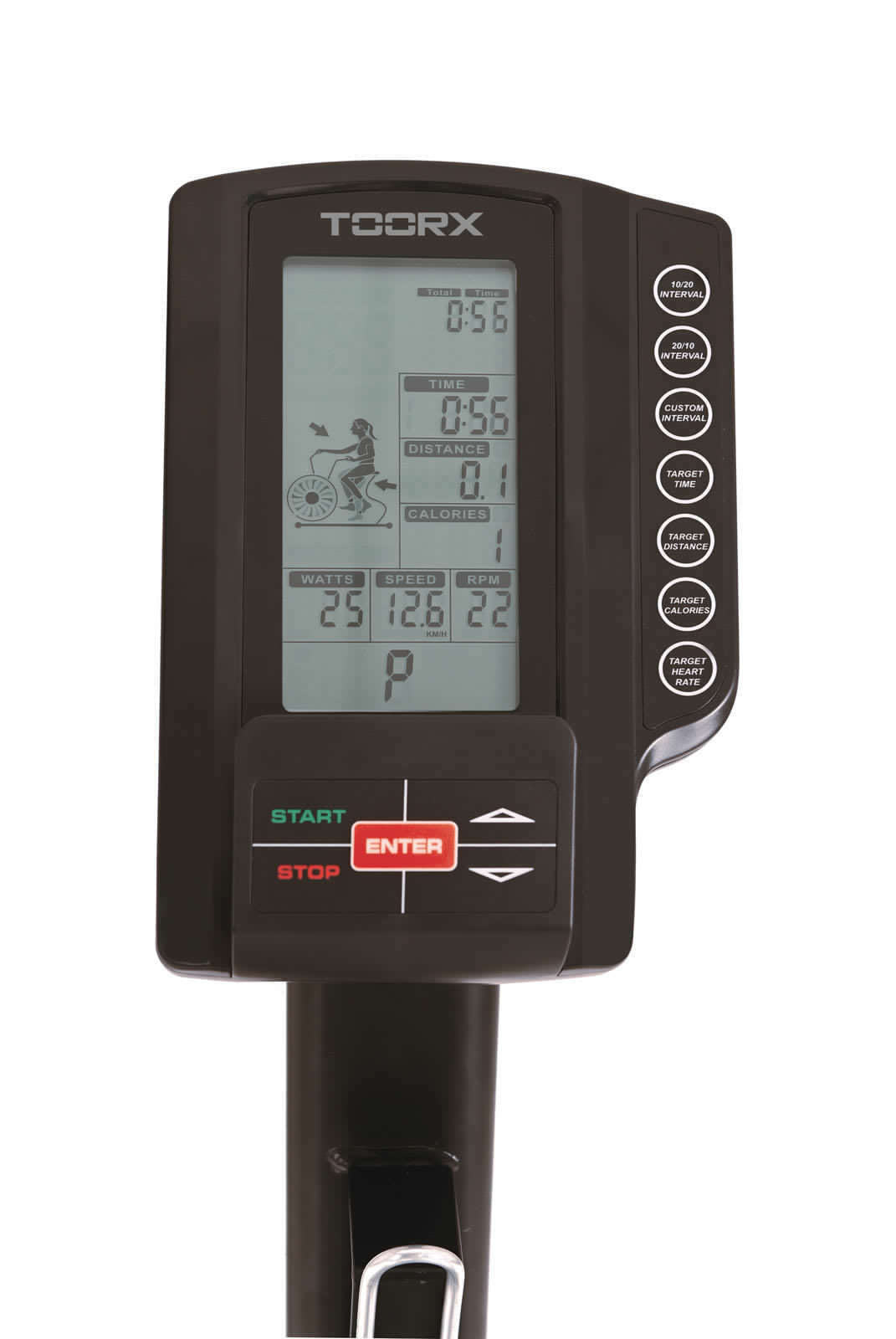 Cyclette BRX AIR CROSS Resistenza ad Aria con Ricevitore Wireless Linea Toorx Professional Line - Utente 150 kg. - cod. BRX-AIR-CROSS