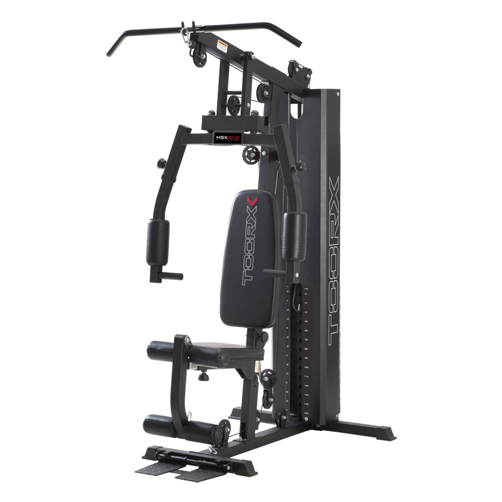 Stazione Multifunzione MSX-60 Pacco Pesi 70 kg Salvaspazio Linea Toorx