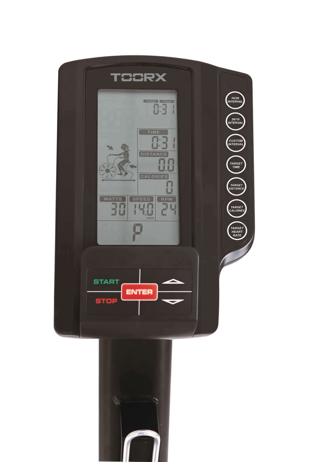 Cyclette BRX AIR CROSS Resistenza ad Aria con Ricevitore Wireless Linea Toorx Professional Line - Utente 150 kg. - cod. BRX-AIR-CROSS