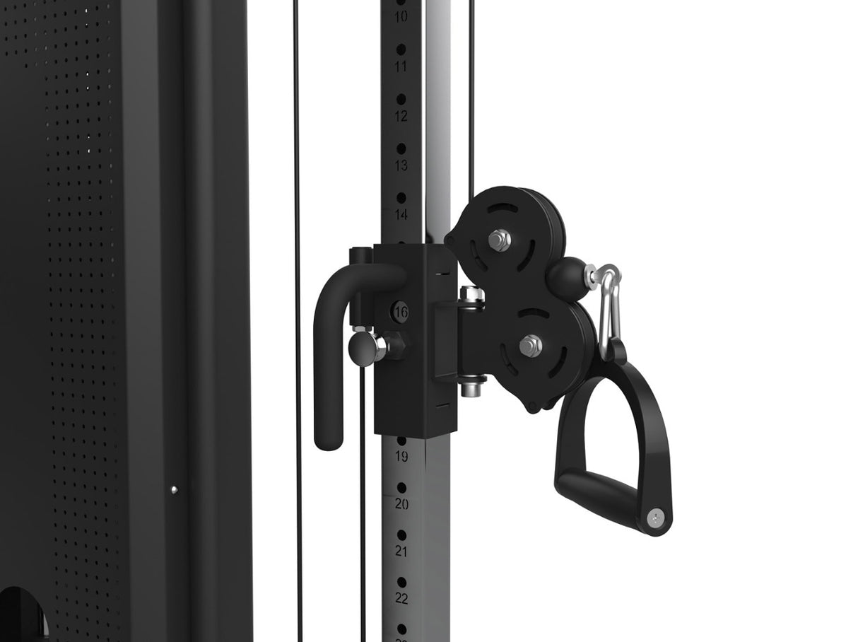 CSX-3500 DUAL PULLEY - LINEA TOORX PROFESSIONAL STATIONS - PACCO PESI 2x70 kg in acciaio.