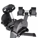 Set 2 Manubri Peso Variabile da 4 a 20 kg con Sostegno Rack Dumbbell Smartlock FINNLO by Hammer cod. 6772