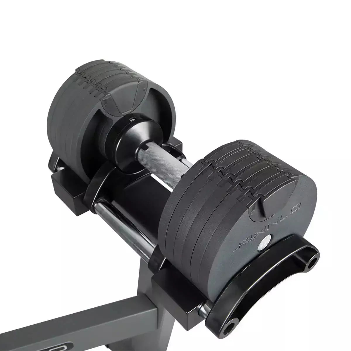 Set 2 Manubri Peso Variabile da 4 a 20 kg con Sostegno Rack Dumbbell Smartlock FINNLO by Hammer cod. 6772