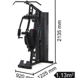 Stazione Multifunzione MSX-70 Pacco Pesi 102 kg Salvaspazio Linea Toorx