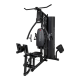 Stazione Multifunzione MSX-90 Pacco Pesi 102 kg kg con Doppio Cavo Libero e Pressa Gambe Regolabile Linea Toorx