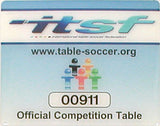 Calciobalilla Master Champion ITSF con Aste Uscenti - campo gioco Lungo - cod. 2A203-6 biliardino Garlando con 50 Palline omaggio