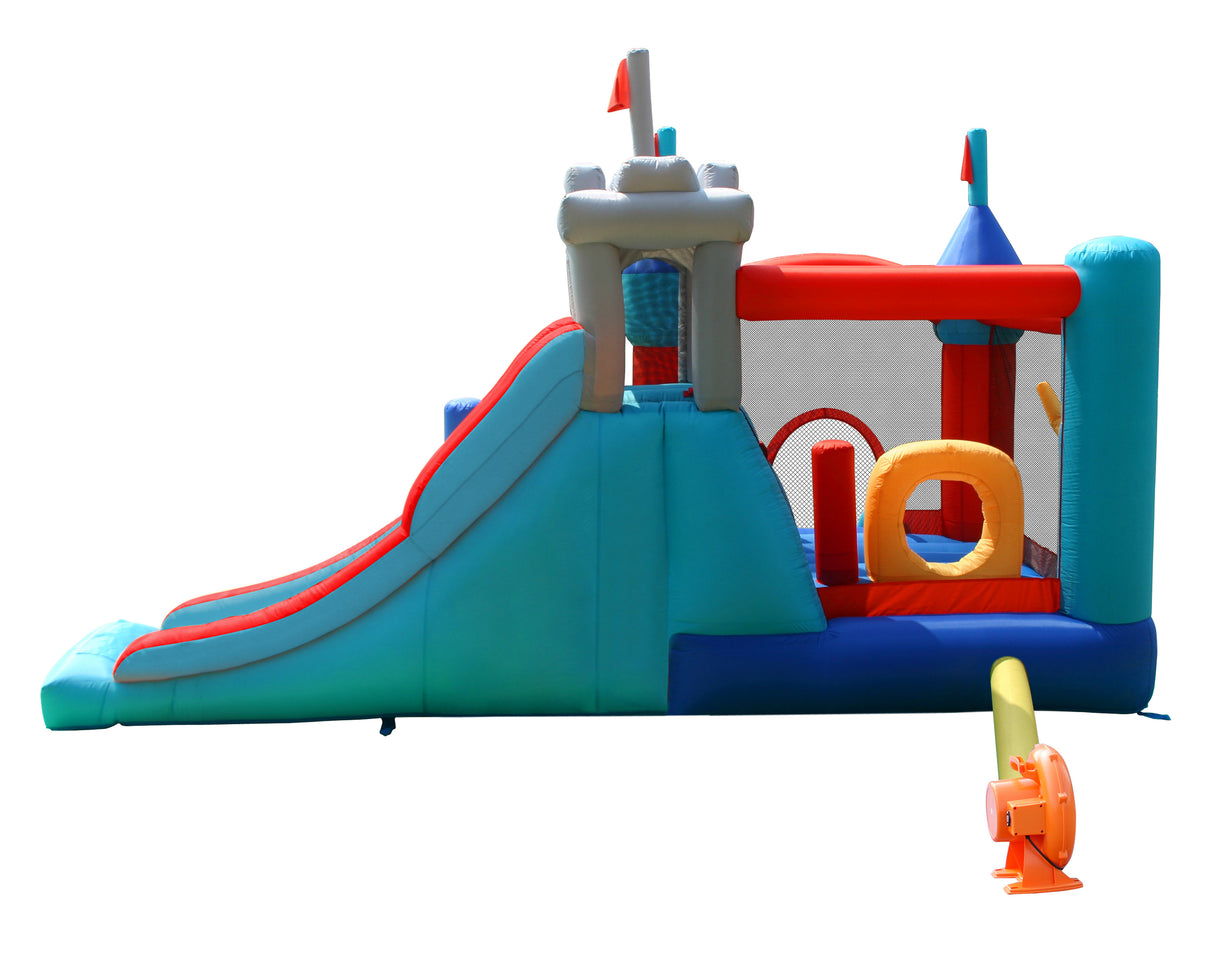 Gioco Gonfiabile Medioevo 13 In 1 - Art.9021N Mis. 485 X 320 Cm Motore Incluso Offerta Giochi Gonfiabili In Vendita Su Timesport24