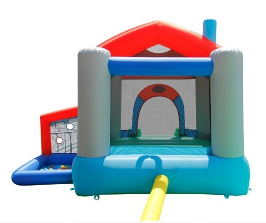 Promo Gioco Gonfiabile Little Village Art.9311 - Mis.300 x 280 Cm Motore Incluso Offerta Giochi Gonfiabili In Vendita Su Timesport24