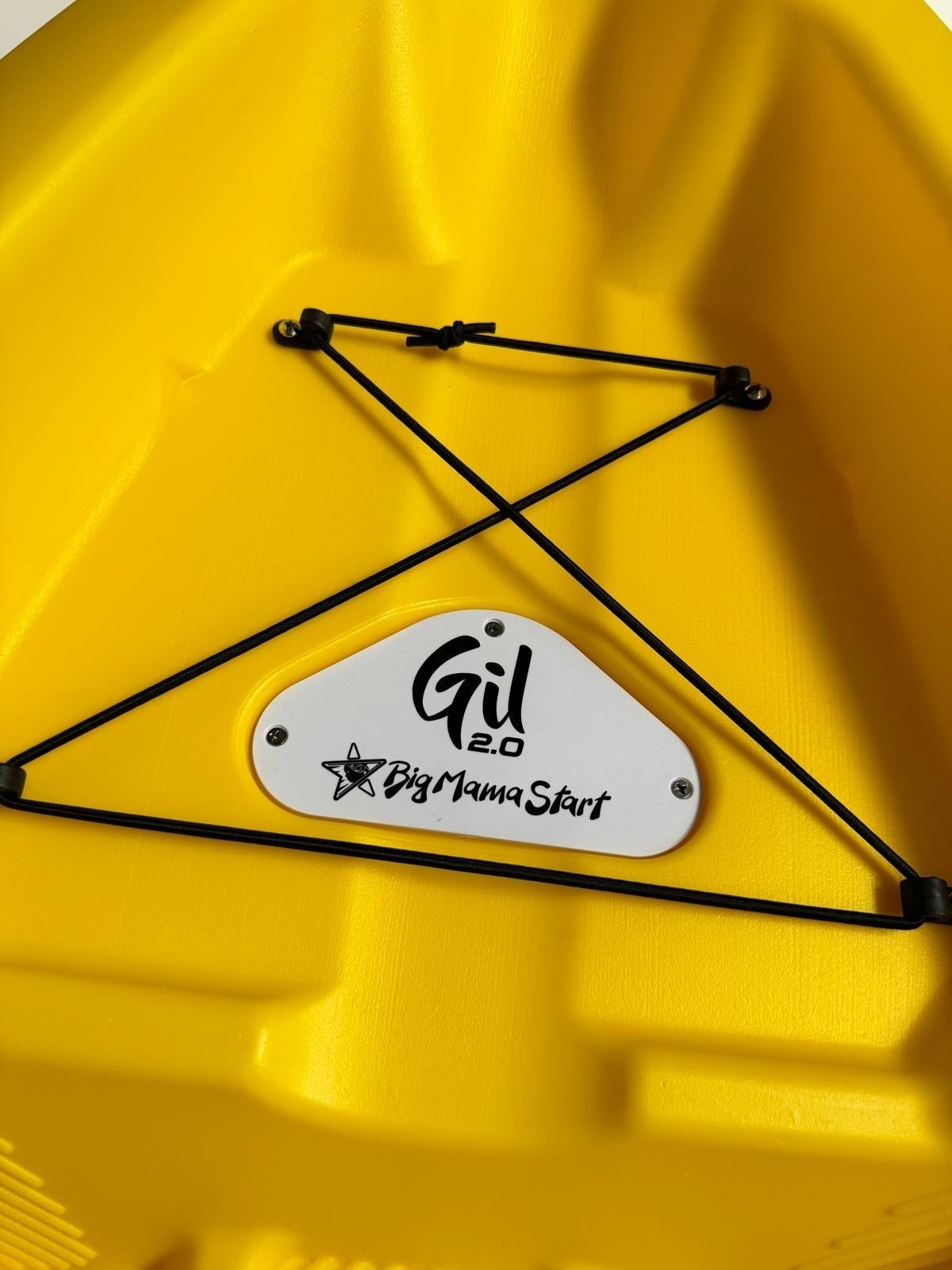 canoa 1 posto GIL 2.0 BIG MAMA KAYAK - kayak monoposto da 254 cm + seggiolino + pagaia