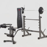 Panca Porta-Bilanciere WBX-90 Richiudibile con Leg Extension e Arm Curl Linea Toorx