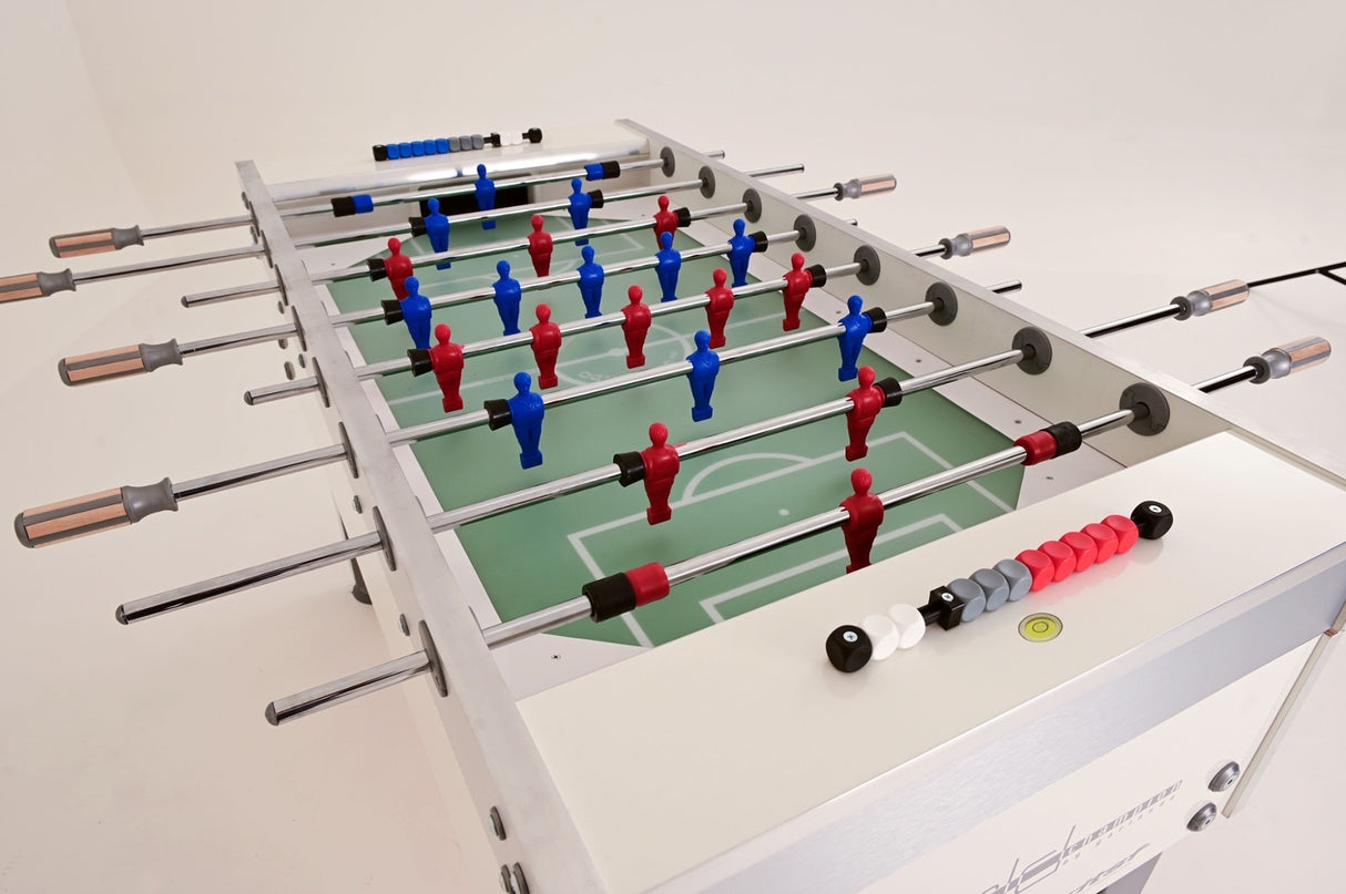 Calciobalilla WORLD CHAMPION 2.0 con aste uscenti, campo gioco lungo - Cod. AWC2-0ULVS - biliardino Garlando