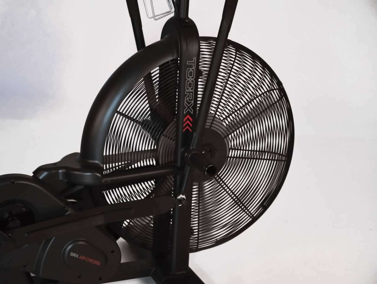 Cyclette BRX AIR CROSS Resistenza ad Aria con Ricevitore Wireless Linea Toorx Professional Line - Utente 150 kg. - cod. BRX-AIR-CROSS