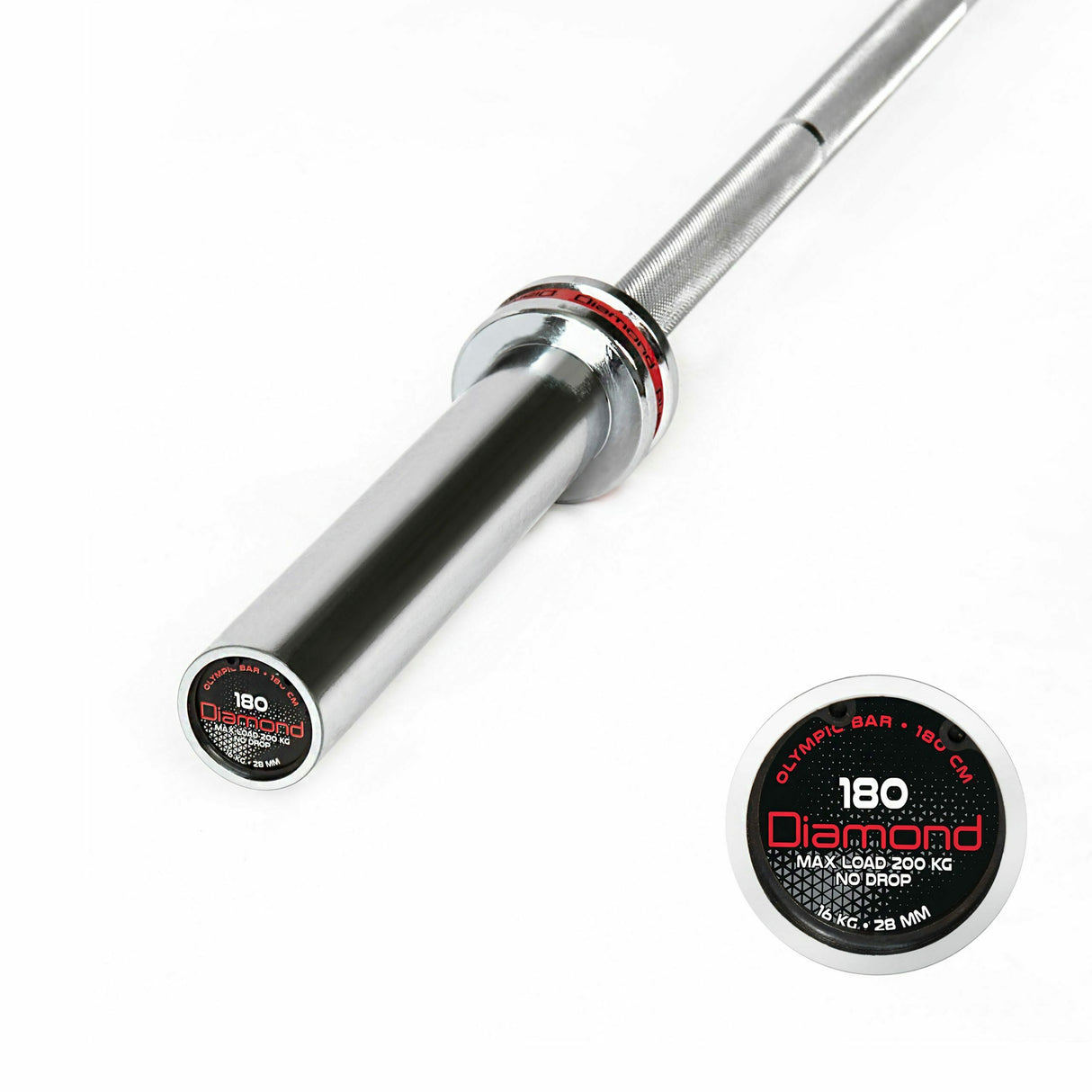 BILANCIERE OLIMPICO – 180 CM - Cod. BOD180N- LINEA DIAMOND