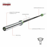 BILANCIERE OLIMPICO COMPETIZIONE – 220 CM - Cod. BOCD22ON - LINEA DIAMOND