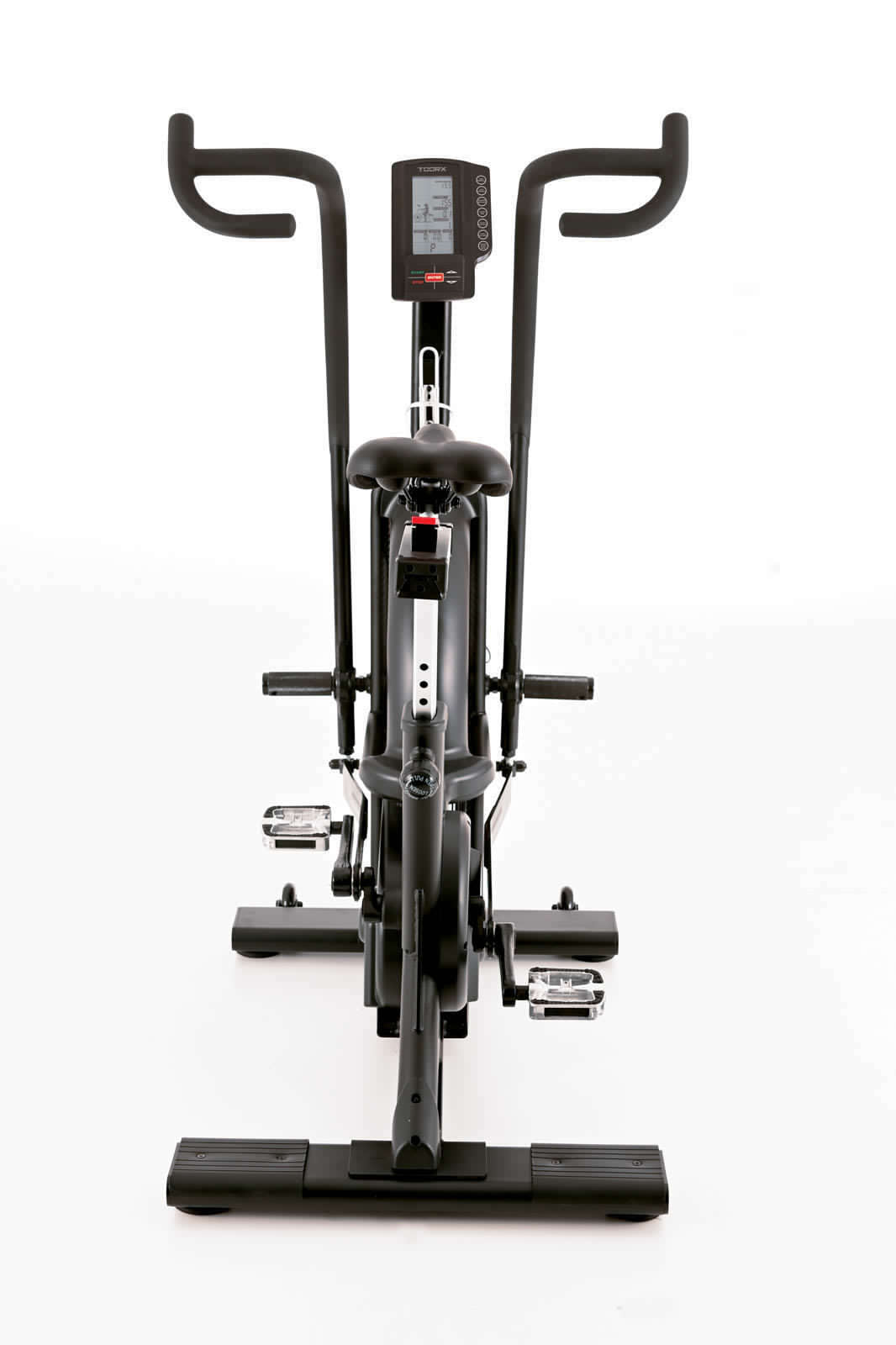 Cyclette BRX AIR CROSS Resistenza ad Aria con Ricevitore Wireless Linea Toorx Professional Line - Utente 150 kg. - cod. BRX-AIR-CROSS