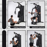 Stazione Multifunzione MSX-70 Pacco Pesi 102 kg Salvaspazio Linea Toorx