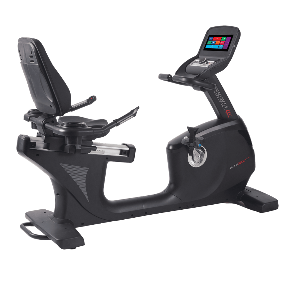 Brx-r9500 TFT Cyclette Orizzontale Professionale Ergometro Toorx Peso Max Utente 180 Kg cod. BRX-R9500