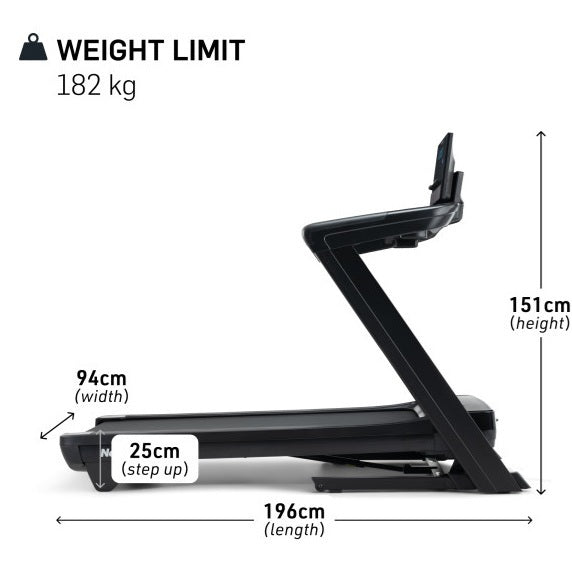 Promo COMMERCIAL LE con App Ifit integrata - TAPIS ROULANT NORDICTRACK piano corsa 152 x 55 cm - peso max utente 182 kg COD. NTL13125-INT