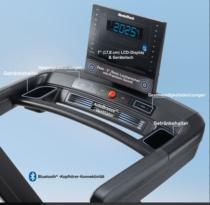 Promo COMMERCIAL LE con App Ifit integrata - TAPIS ROULANT NORDICTRACK piano corsa 152 x 55 cm - peso max utente 182 kg COD. NTL13125-INT